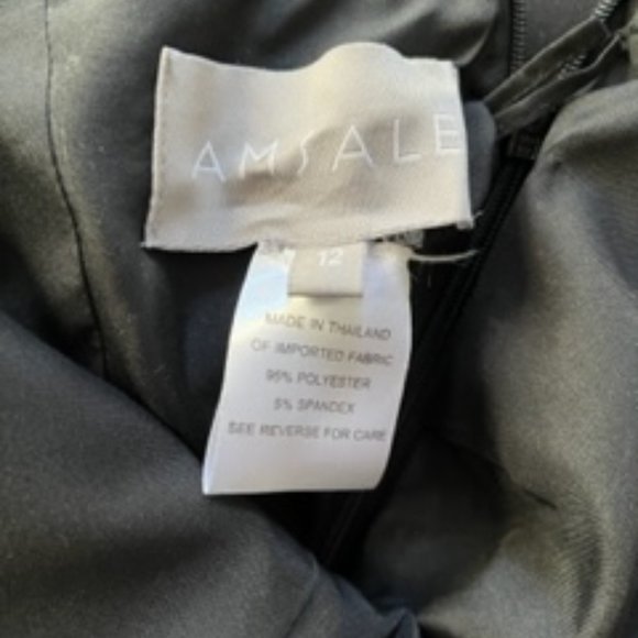 Amsale "Sloan" Bridesmaid Dress_Black, Size 12 - Picture 5 of 6